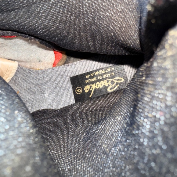 Bold Vintage 80s Red Leather & Suede Cuff Ankle Boots - Picture 11 of 11